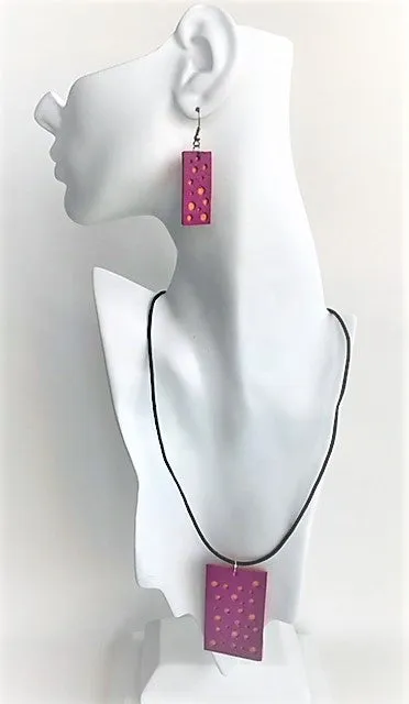 Collette necklace and earrings set
