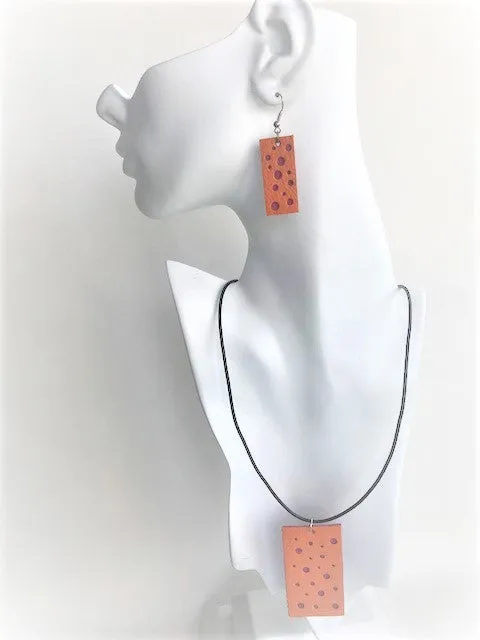 Collette necklace and earrings set