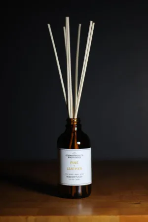 Commonwealth Provisions Pine and Leather Reed Diffuser