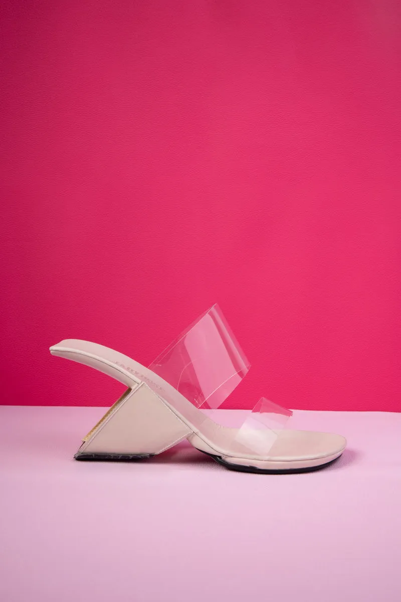 Confidential Business Leather Sandal - Taupe