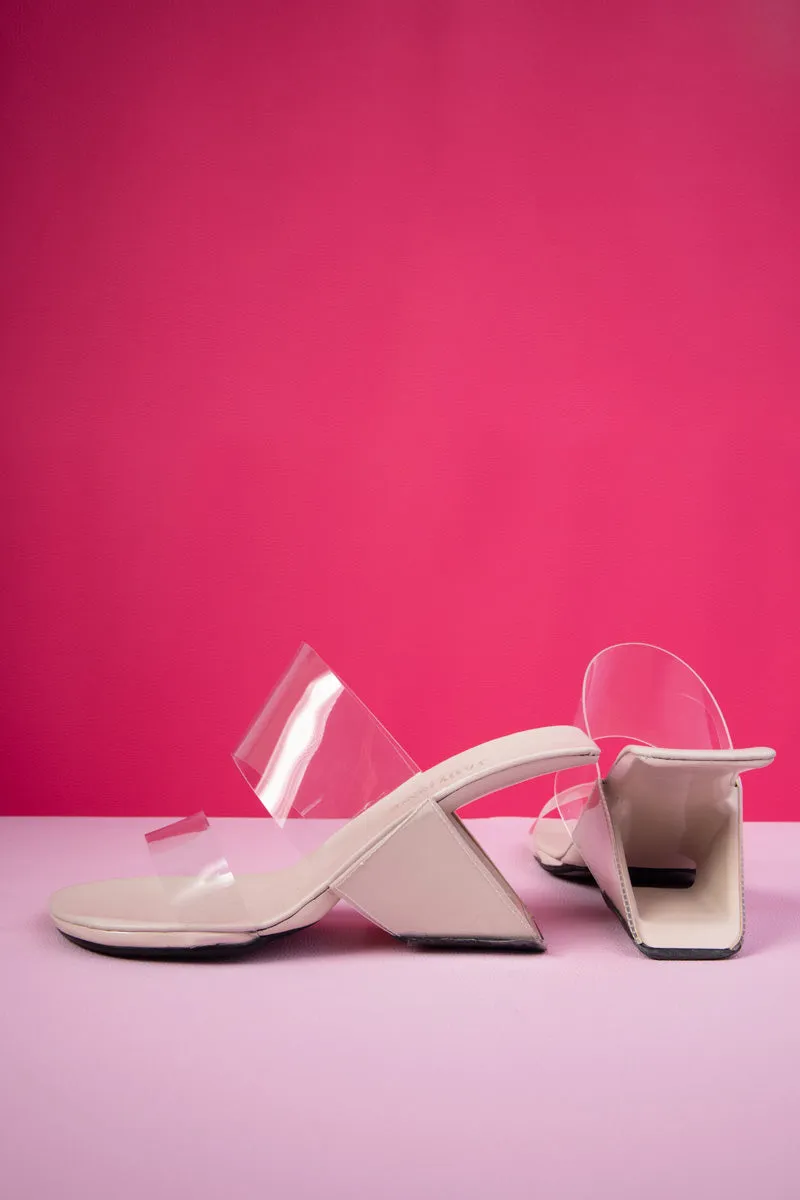 Confidential Business Leather Sandal - Taupe