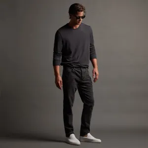 Crisp Cotton Terry Pullover - Magma