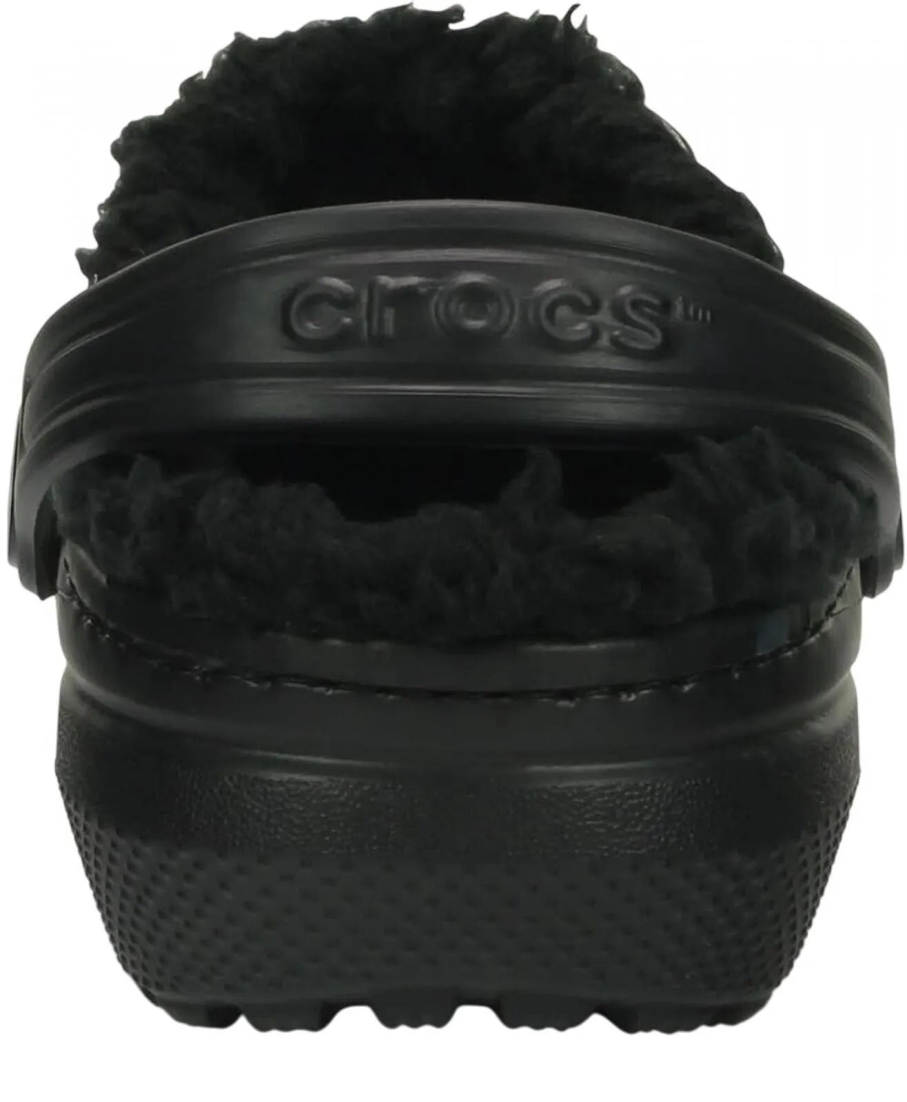 Crocs Kids Unisex Classic Lined Slippers Clog 203506-060 Black / Black 9T