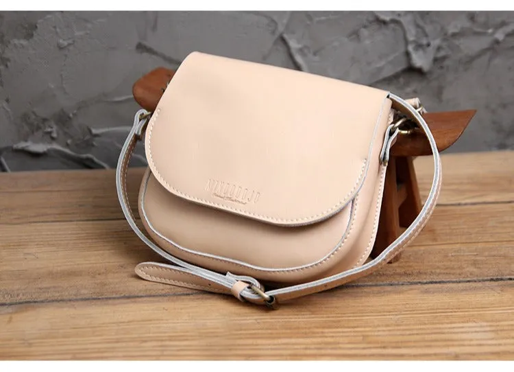 Cute Black LEATHER Flip Side Bag Handmade WOMEN Saddle Phone Crossbody BAG Purse FOR WOMEN