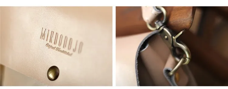Cute Brown LEATHER Flip Side Bag Handmade WOMEN Phone Crossbody BAG Purse FOR WOMEN