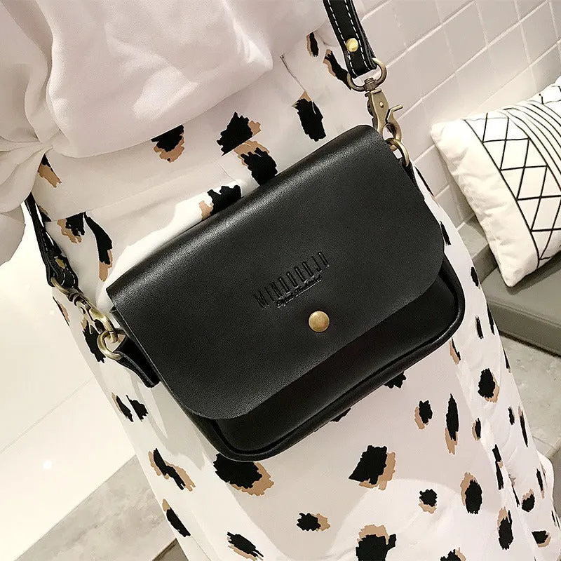Cute Green LEATHER Flip Side Bag Handmade WOMEN Phone Crossbody BAG Purse FOR WOMEN