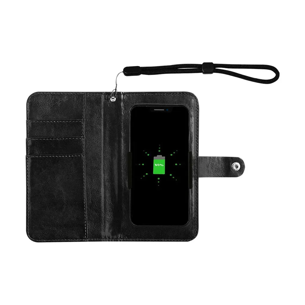 Damola African Print Flip Leather Mobile Phone Purse