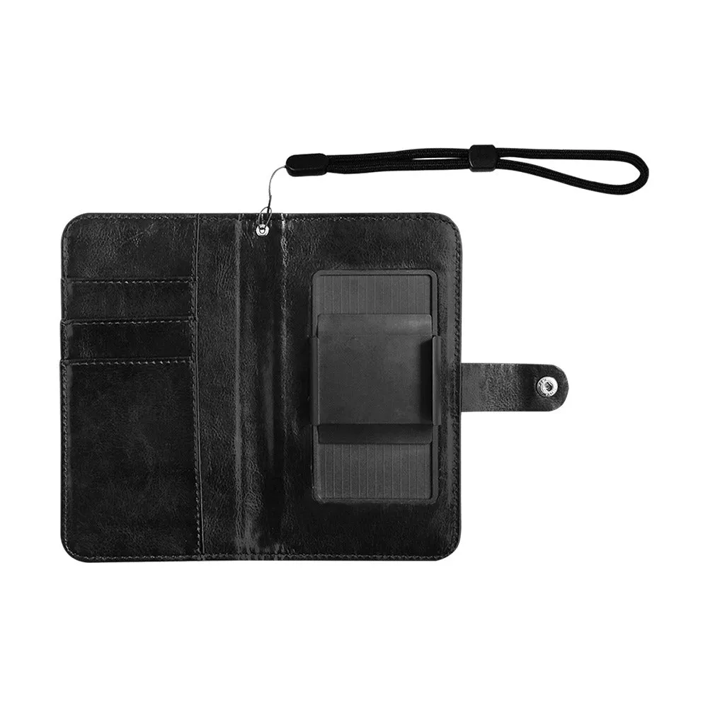 Damola African Print Flip Leather Mobile Phone Purse