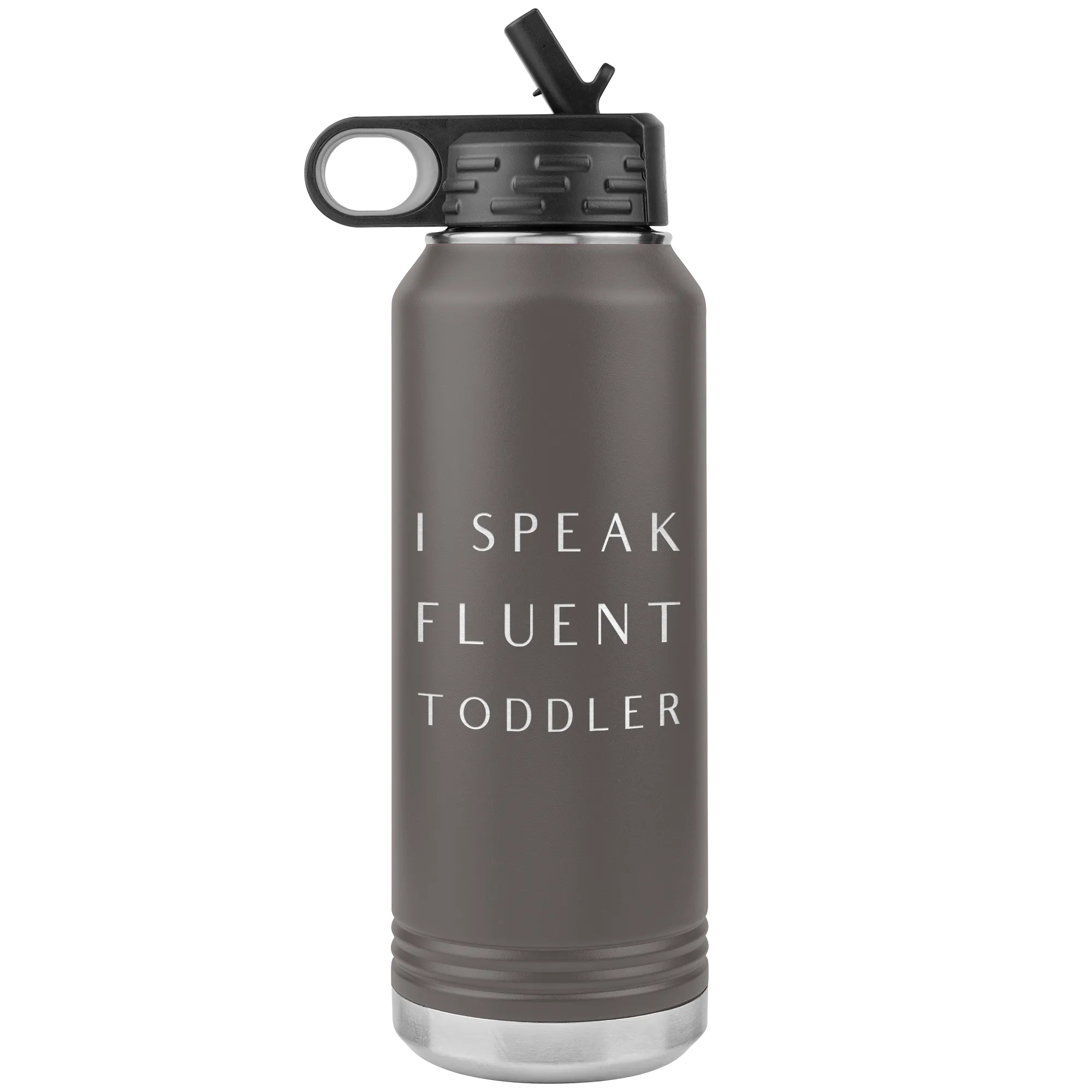 Daycare Provider Gift I Speak Fluent Toddler Water Bottle Daycare Teacher Mom Mother's Day Present Funny Preschool Insulated 32oz BPA Free