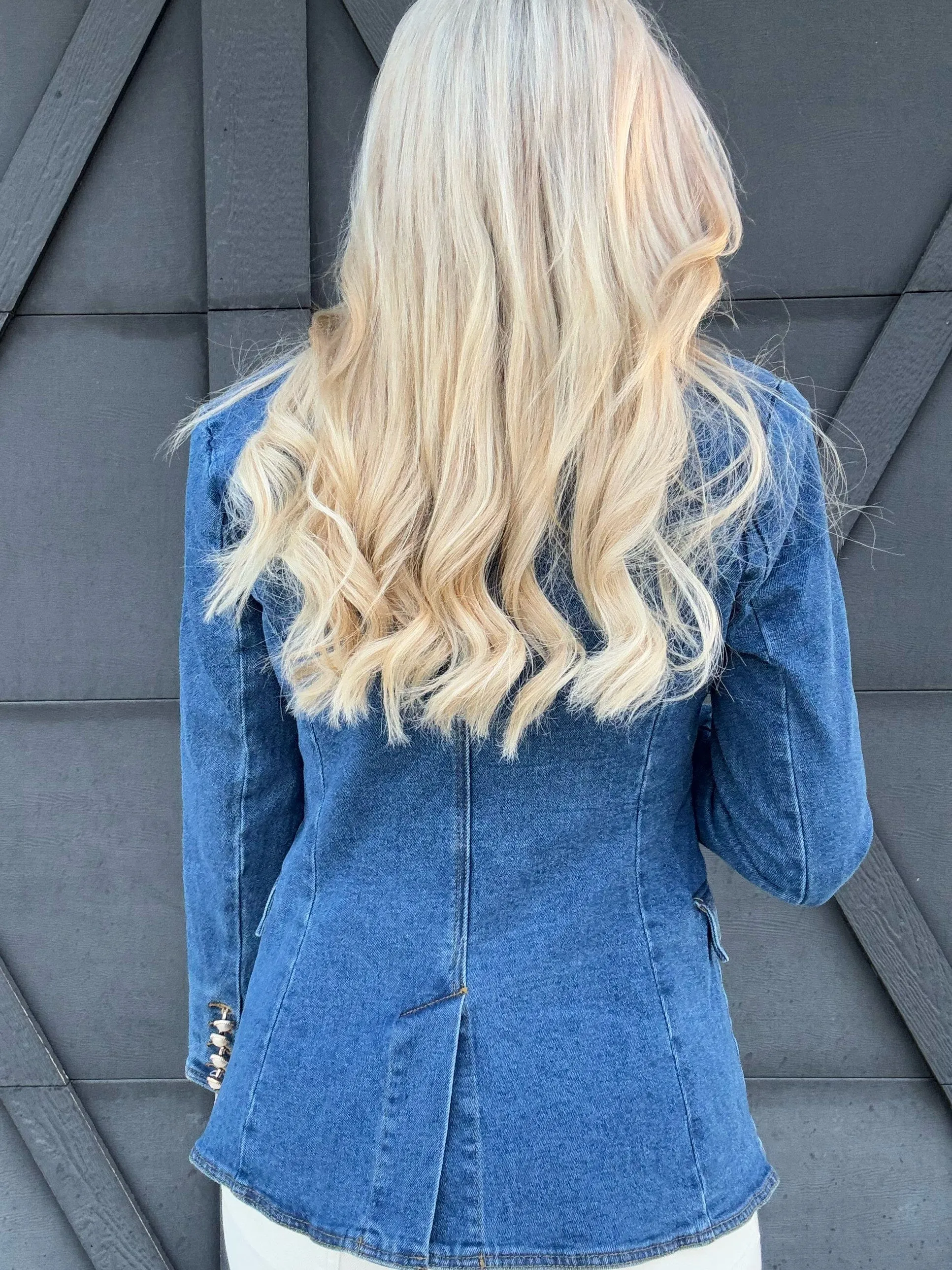 Denim Blazer Jacket