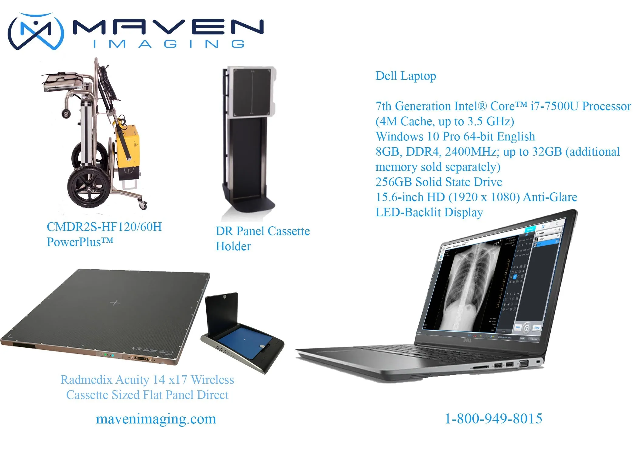 Digital Portable X-ray System - PowerPlus™ or HF120H 