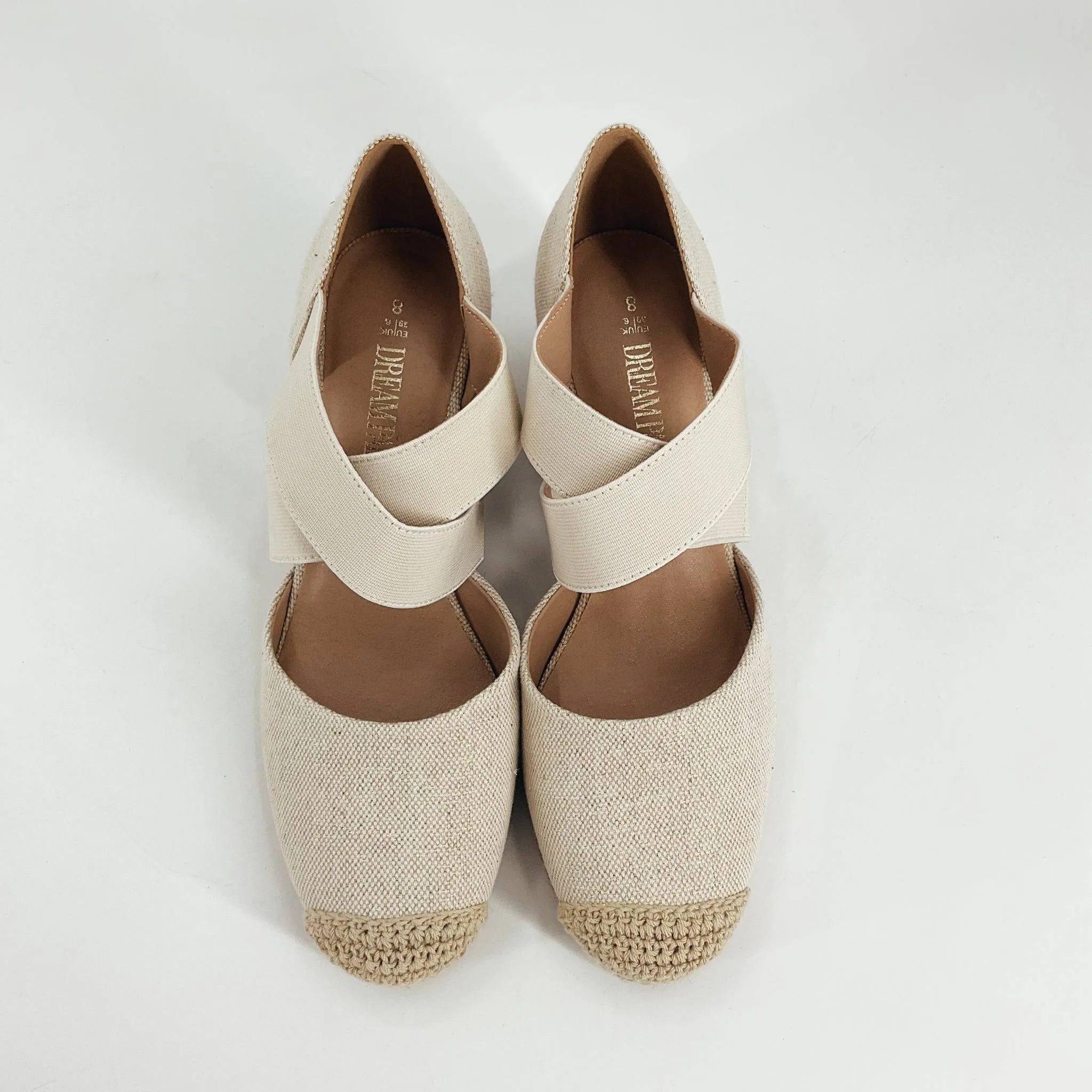 Dream Pairs – Tan Espadrille Sandals - Size 8
