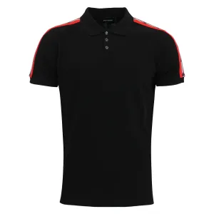 DSQUARED2 - Leaf Tape Polo Shirt in Black