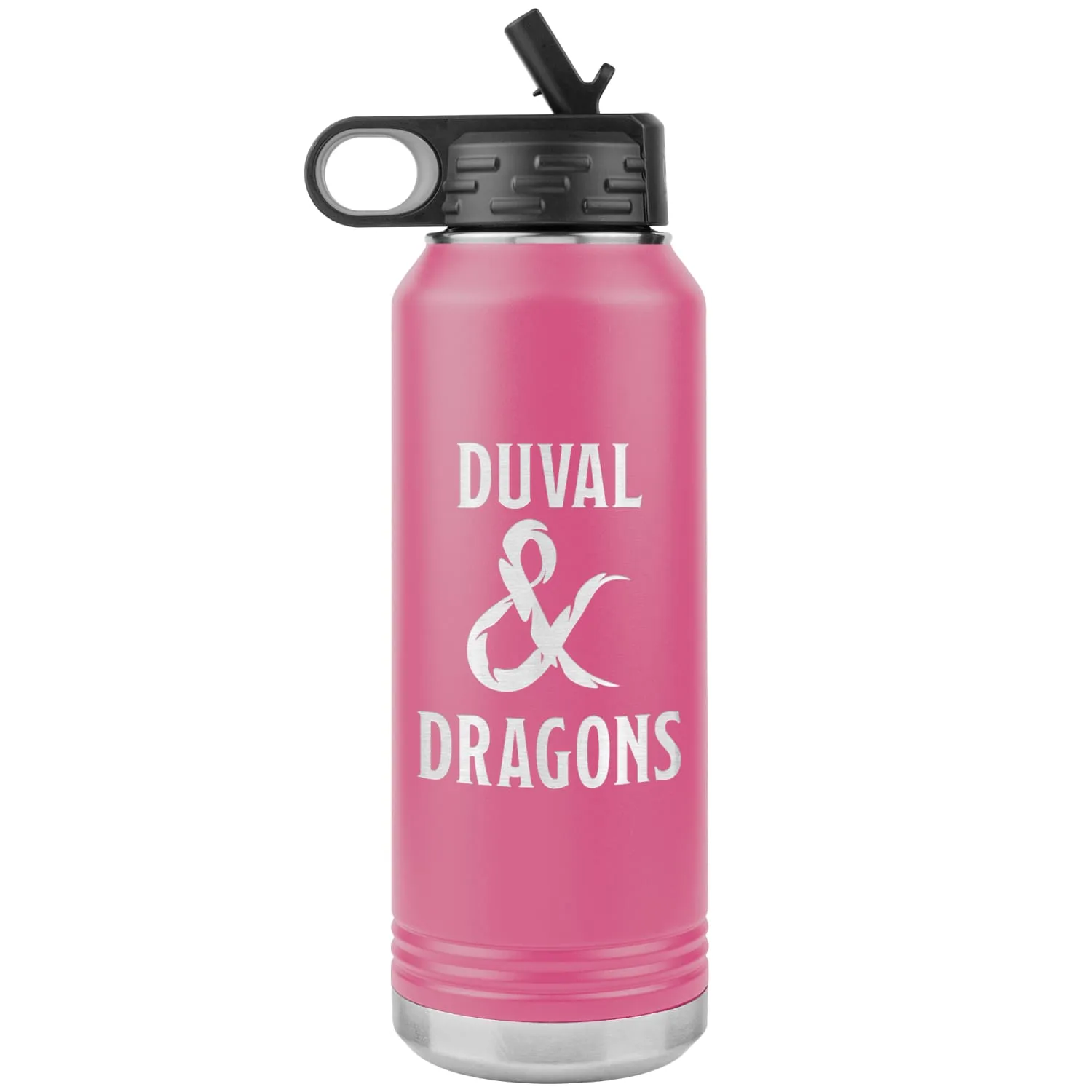 Duval & Dragons Logo 32oz Water Bottle Tumbler