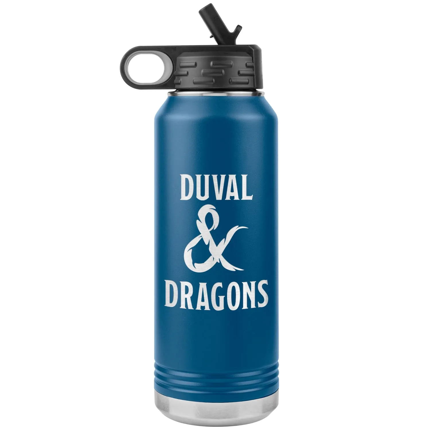 Duval & Dragons Logo 32oz Water Bottle Tumbler