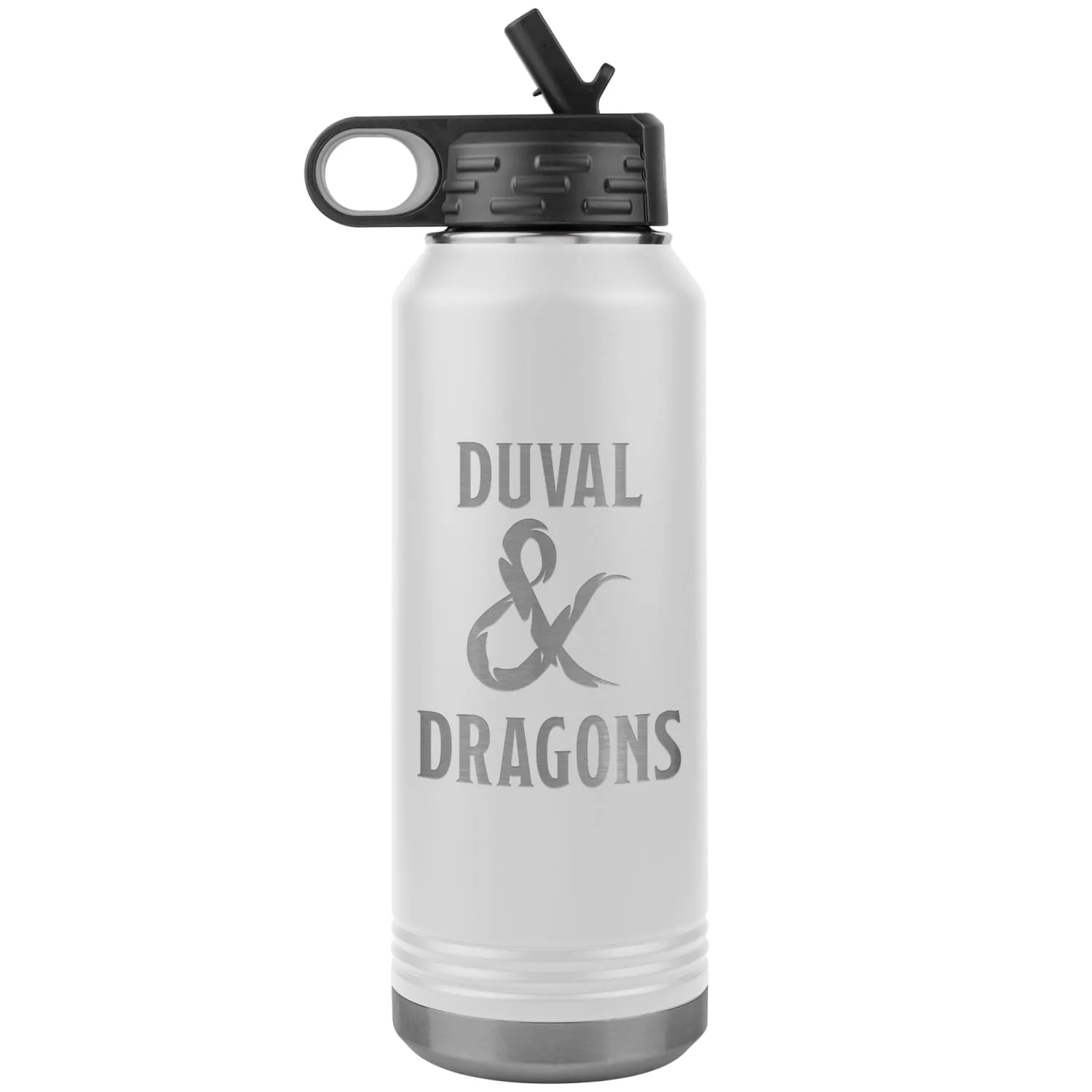 Duval & Dragons Logo 32oz Water Bottle Tumbler