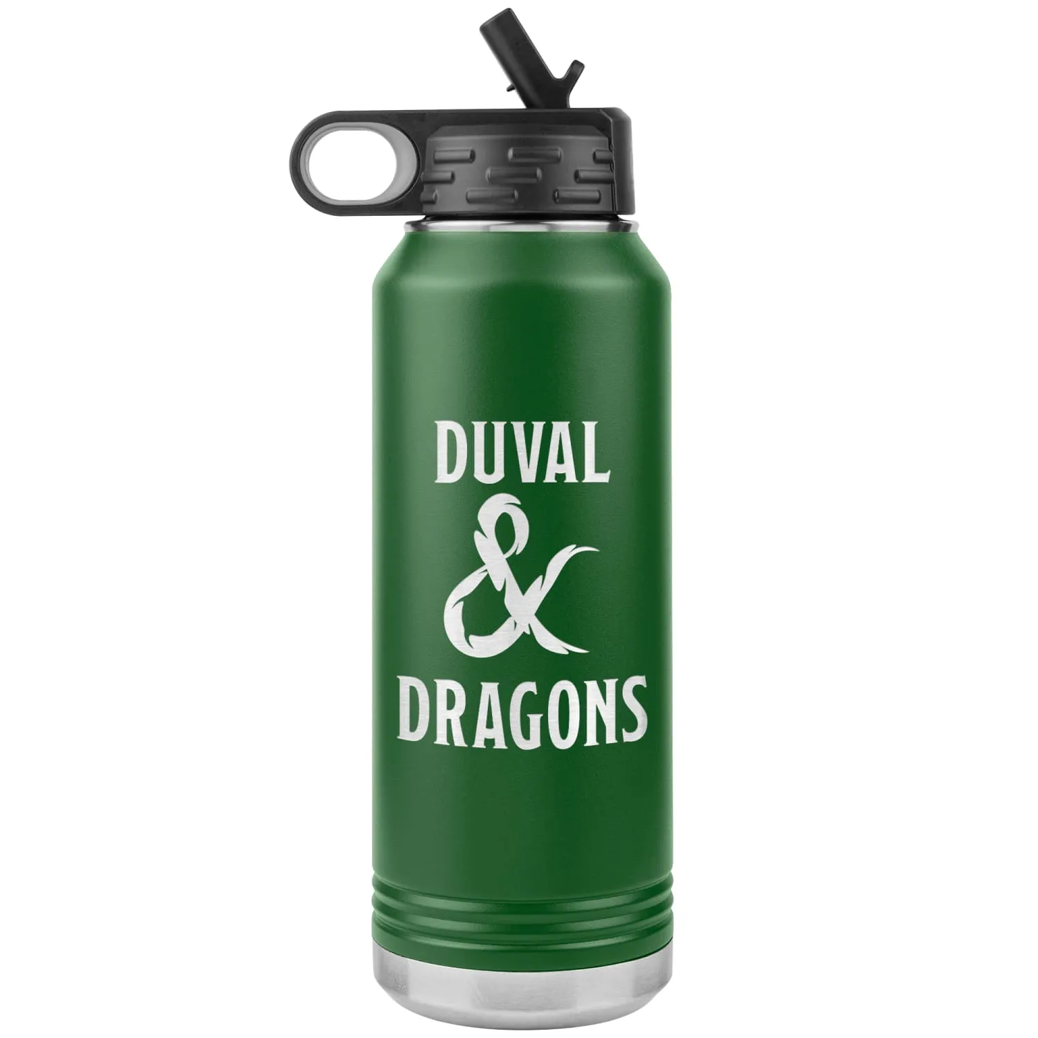 Duval & Dragons Logo 32oz Water Bottle Tumbler