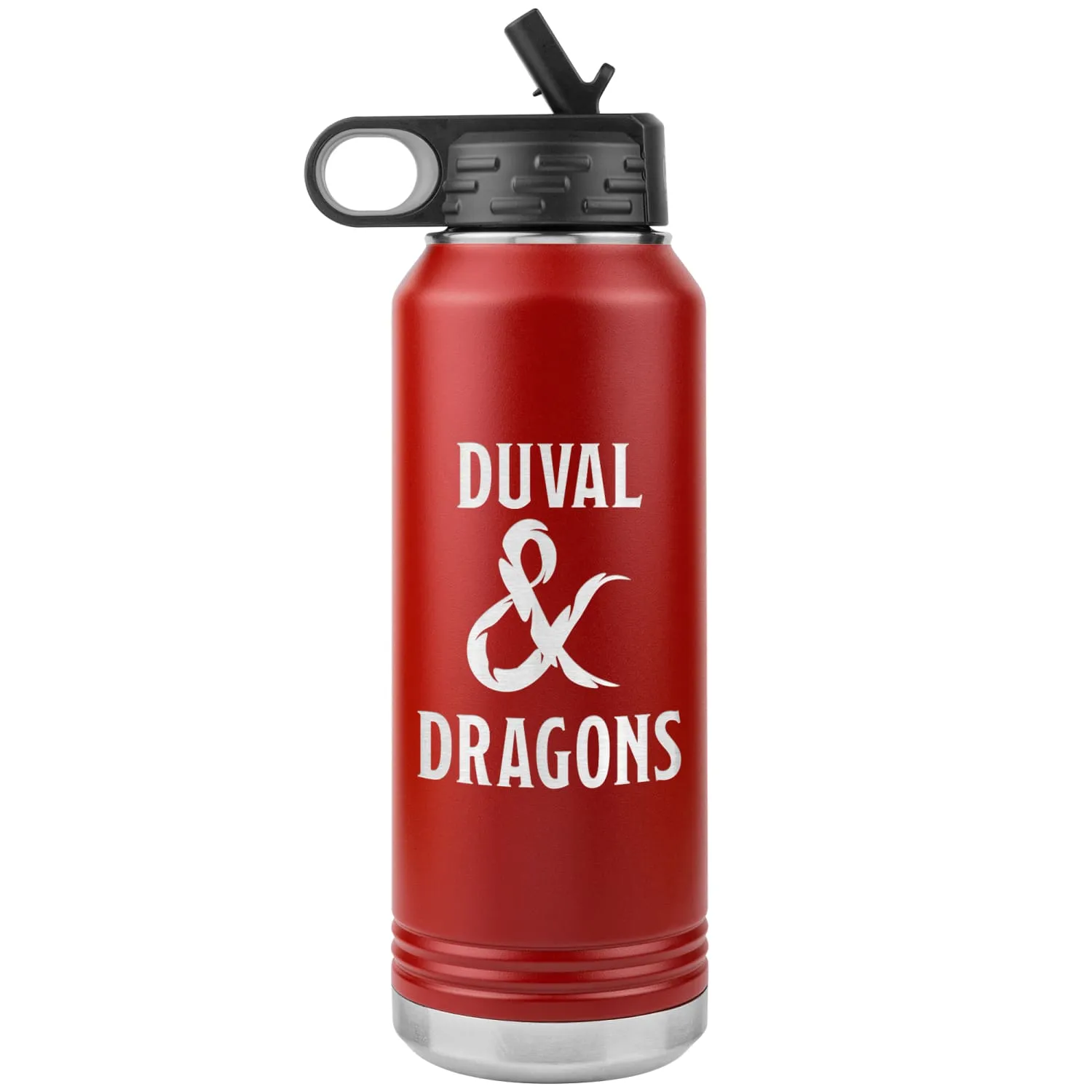 Duval & Dragons Logo 32oz Water Bottle Tumbler