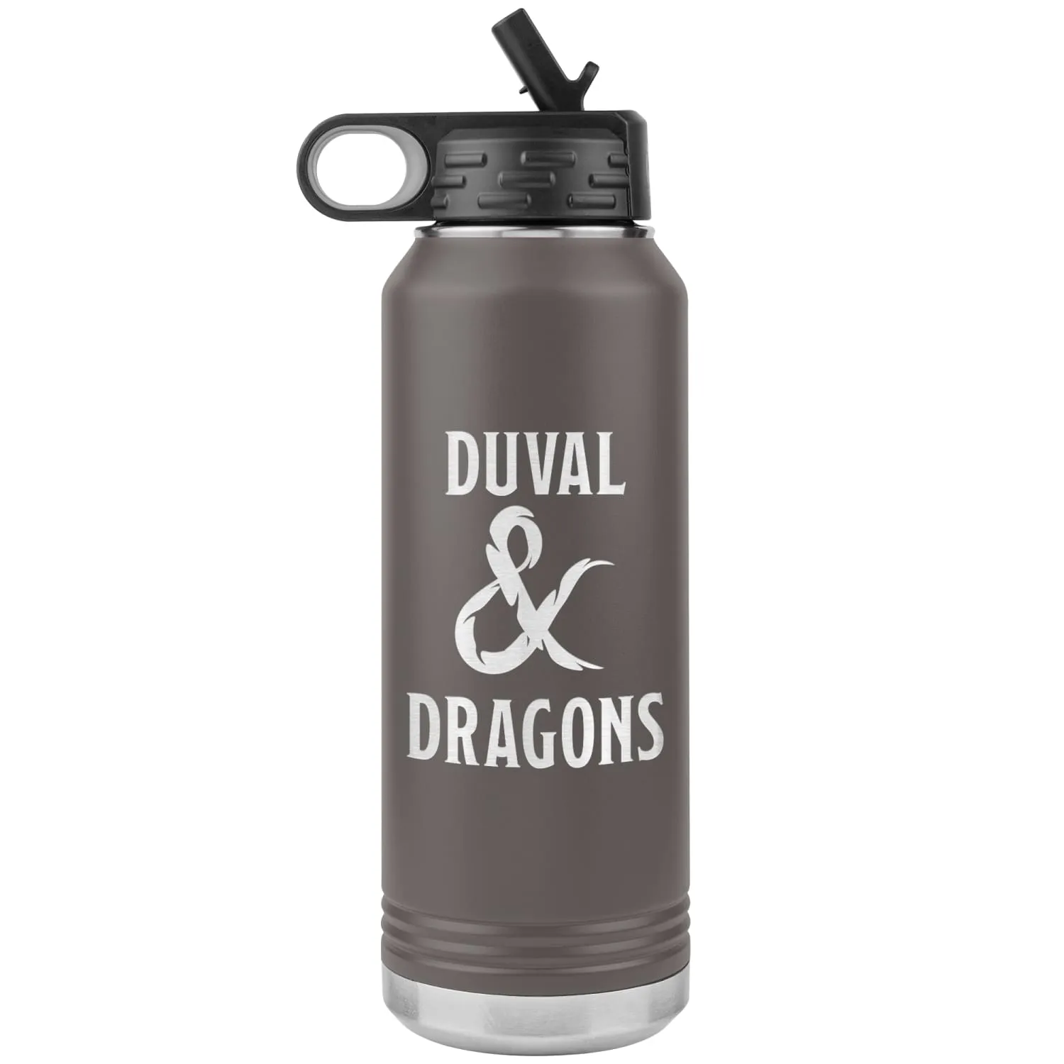 Duval & Dragons Logo 32oz Water Bottle Tumbler