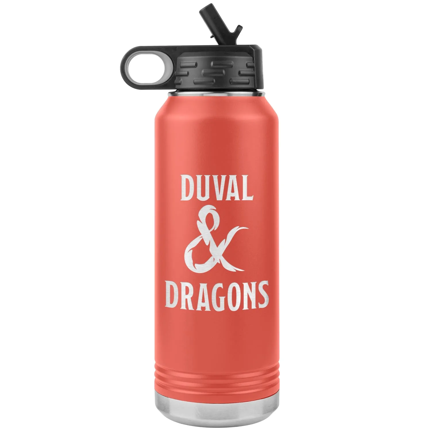 Duval & Dragons Logo 32oz Water Bottle Tumbler