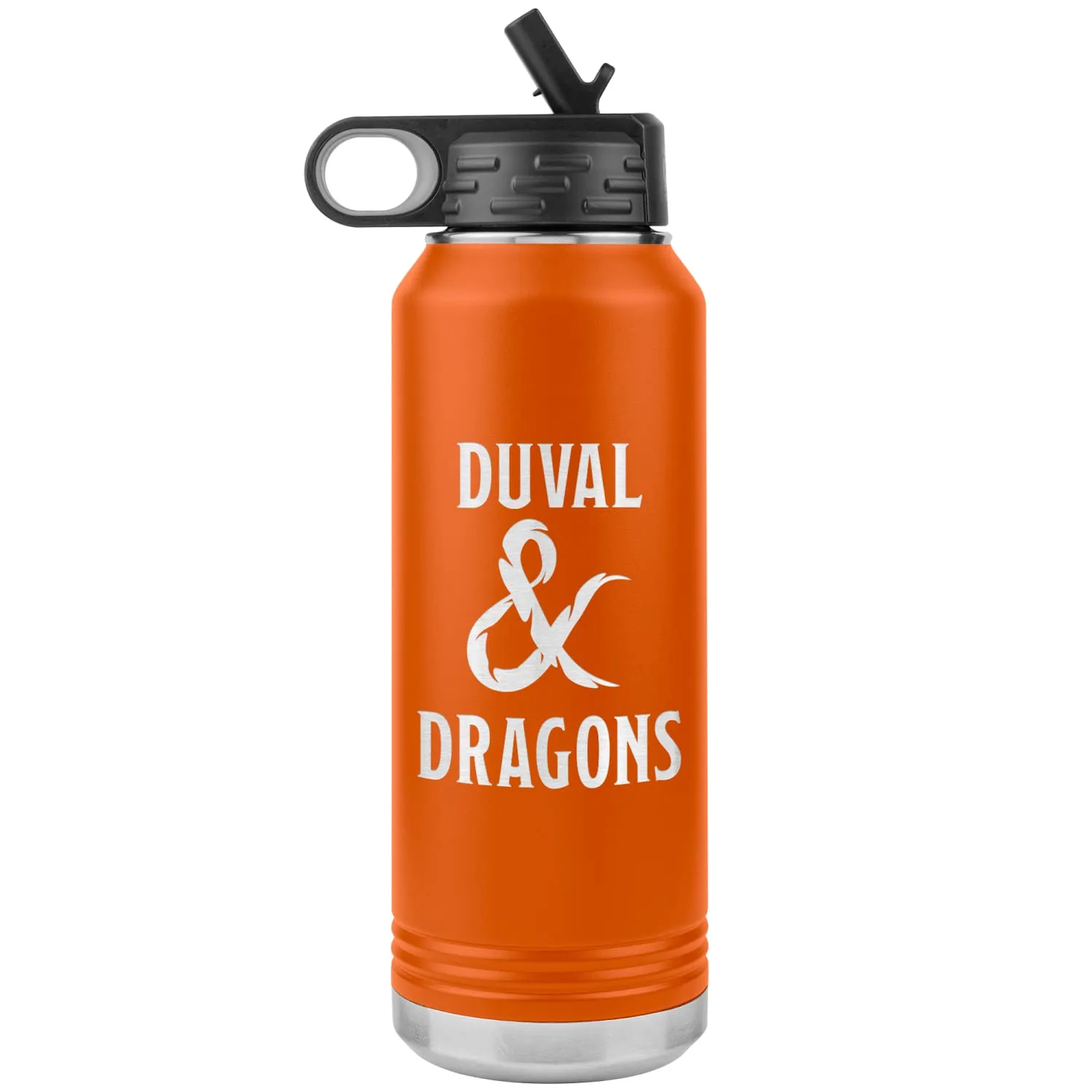 Duval & Dragons Logo 32oz Water Bottle Tumbler