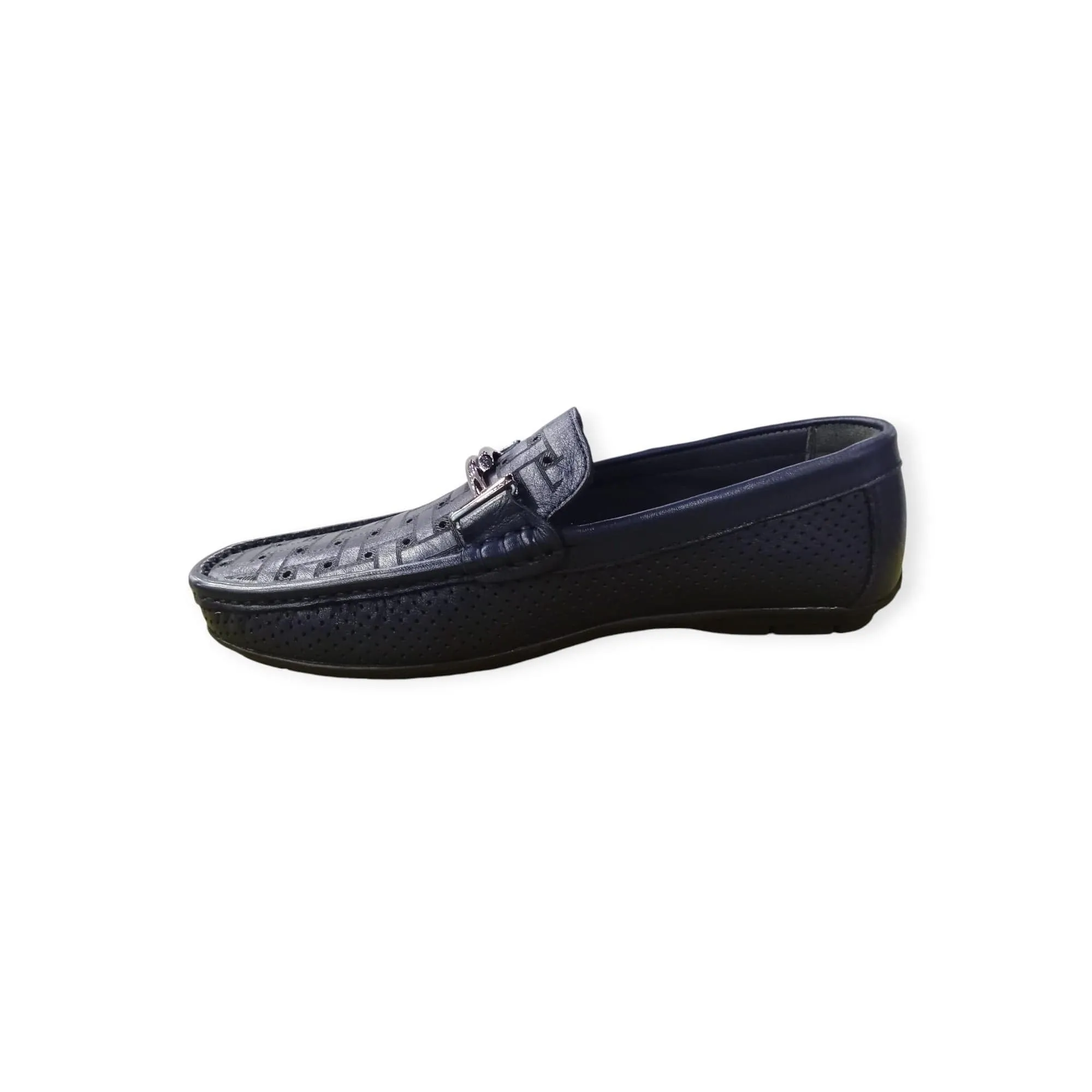 F Marcetti Men's Slip On Navy