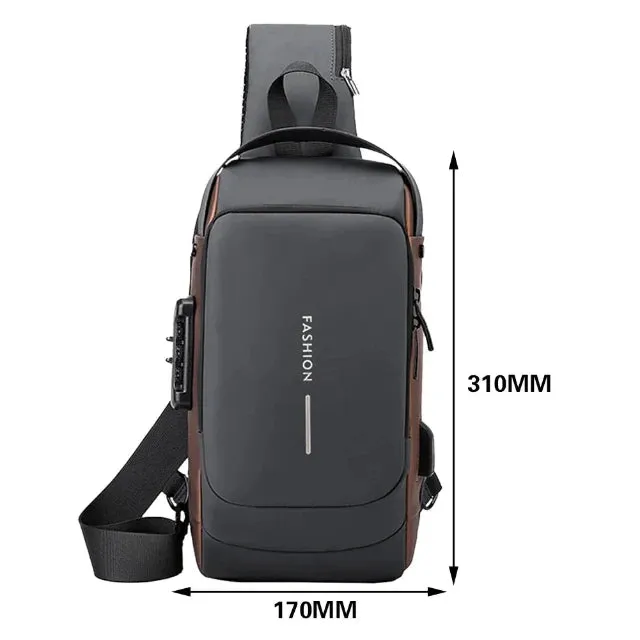 Fashion Multifunctional Men's Shoulder Bag