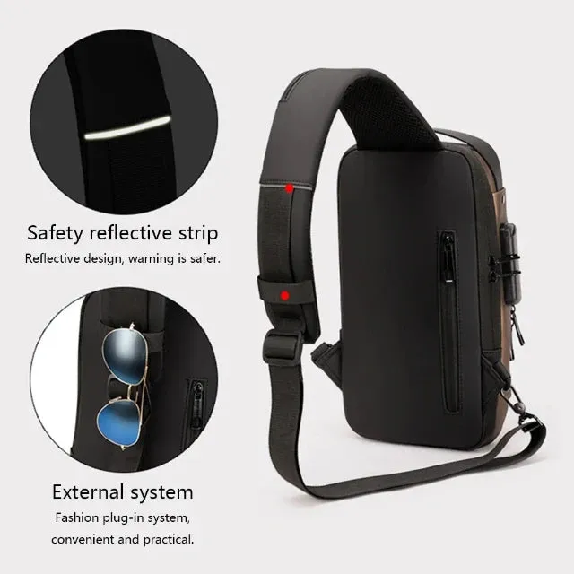 Fashion Multifunctional Men's Shoulder Bag