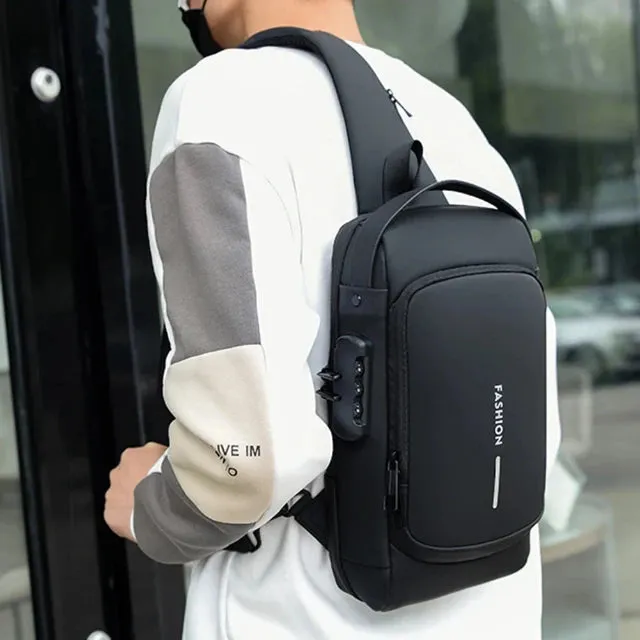 Fashion Multifunctional Men's Shoulder Bag