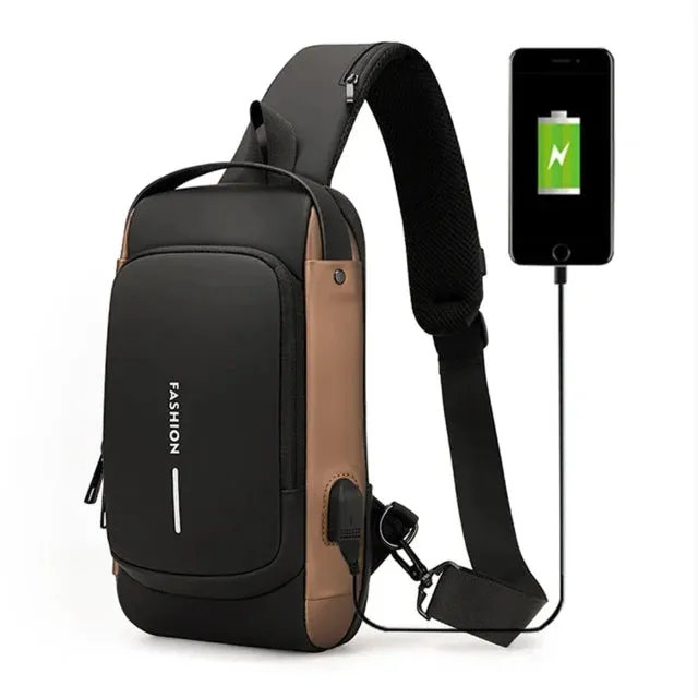 Fashion Multifunctional Men's Shoulder Bag