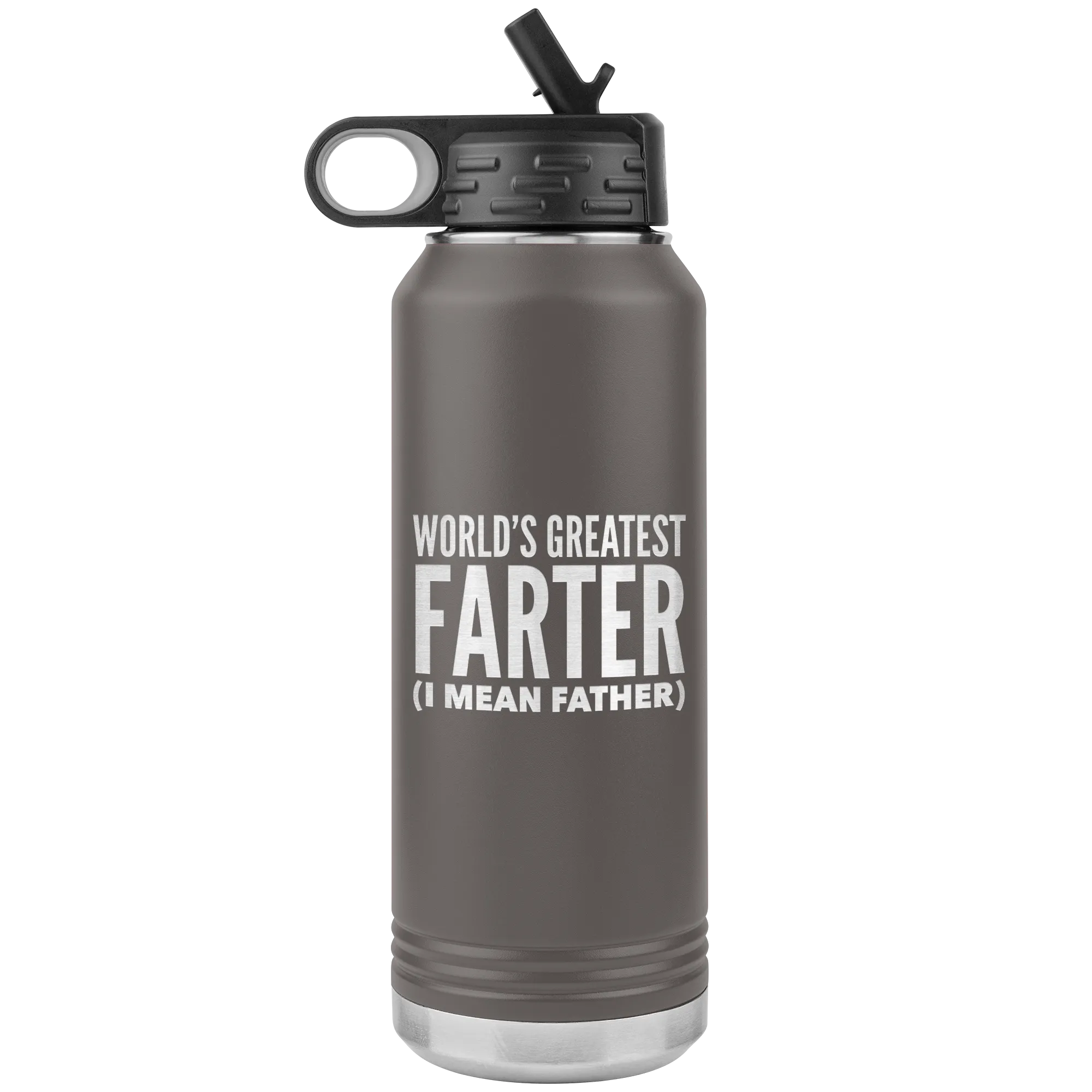 Father's Day Gift World's Greatest Farter I Mean Father Water Bottle Insulated Tumbler 32oz BPA Free