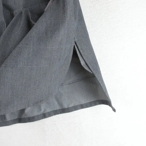 Figs Gray Scrub Jacket Tangier Medical Coat Size XS Crisp Poly Rayon Blend