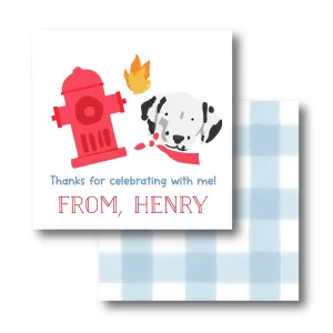 Firetruck Calling Card