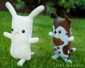 Flat Bonnie - bunny plush stuffed animal