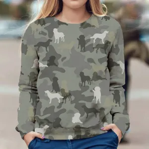 Flat-coated Retriever - Camo - Premium Sweatshirt