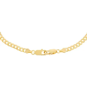 Flat Cuban Curve Chain Necklace