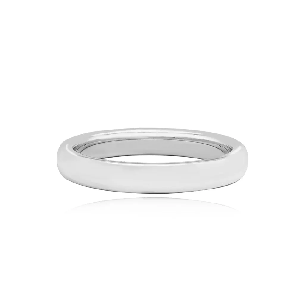 Flat Gold Wedding Band