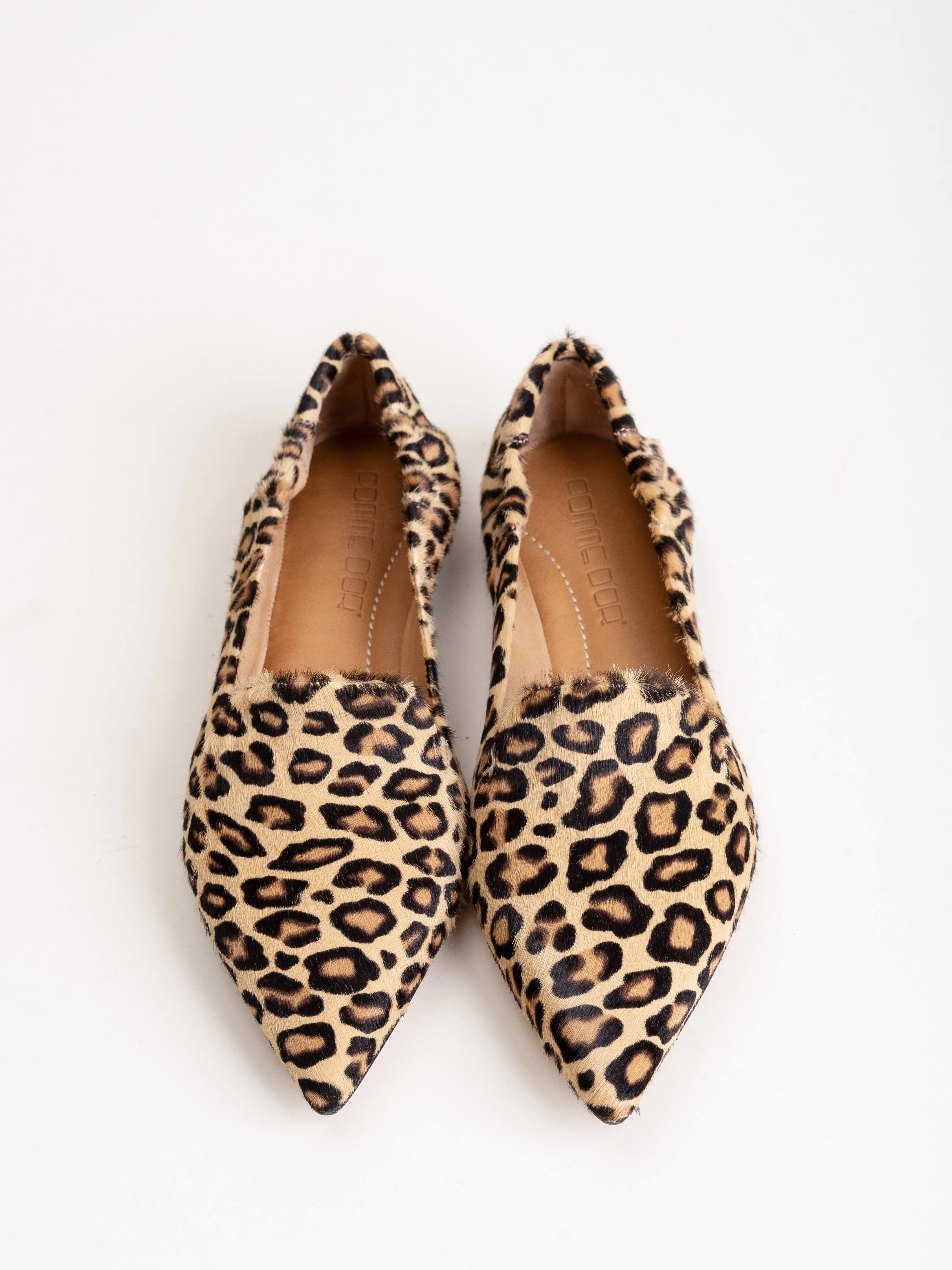 flat loafer - leo hair