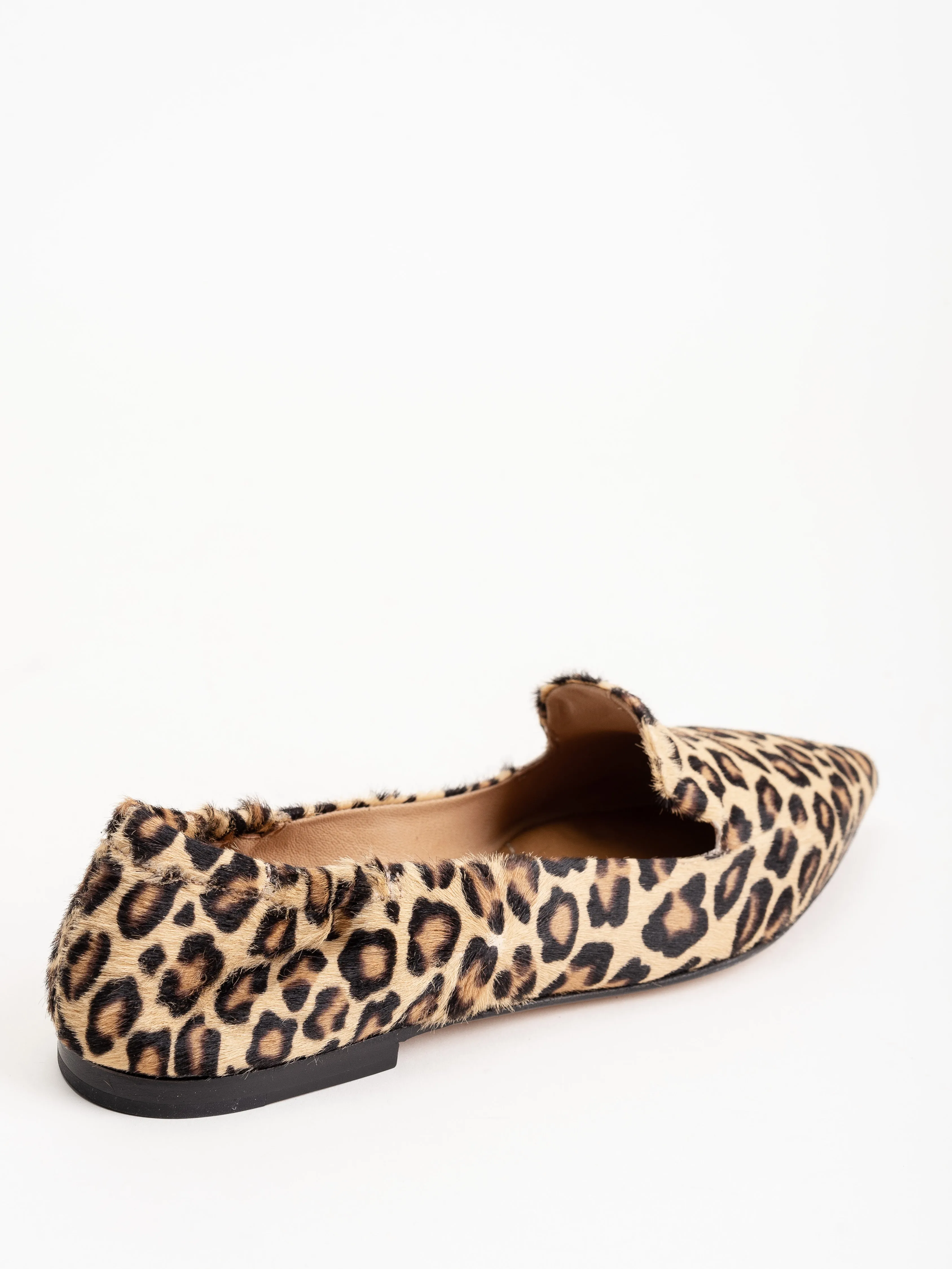flat loafer - leo hair