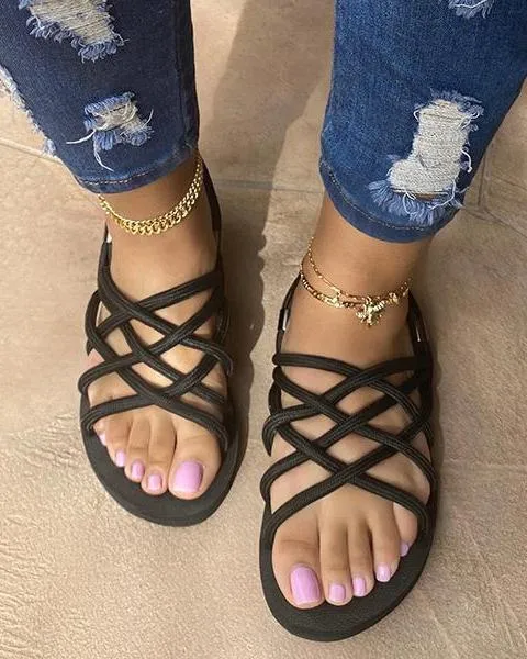 Flat Shoes Hemp Rope Sandals