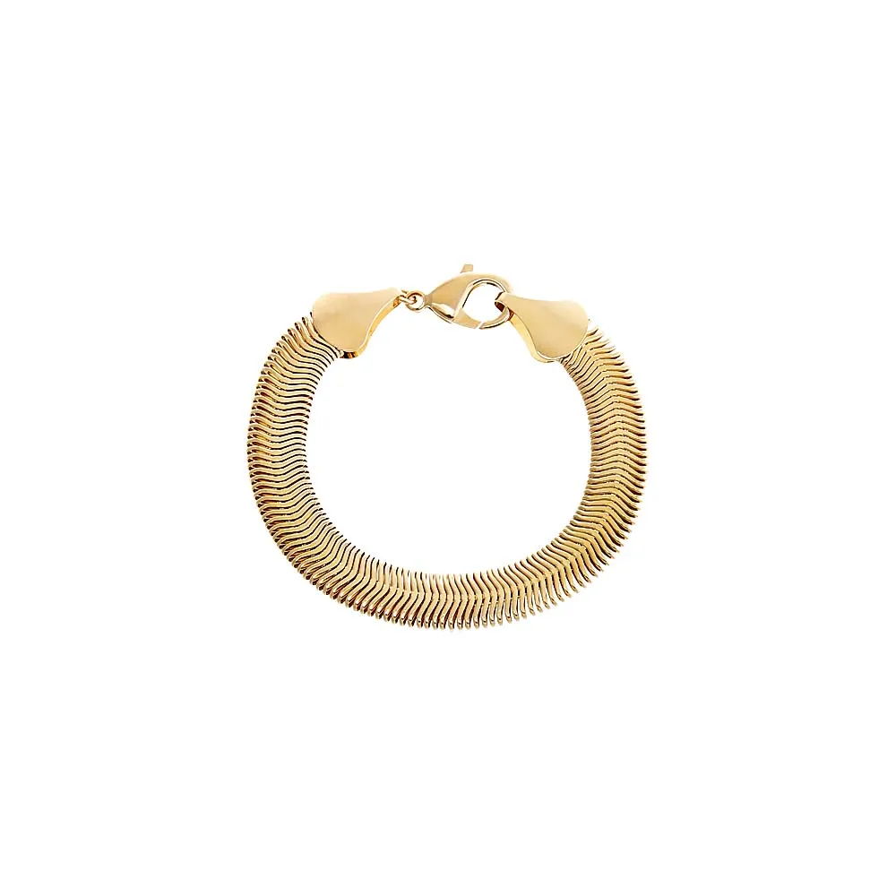 Flat Snake Chain Bracelet