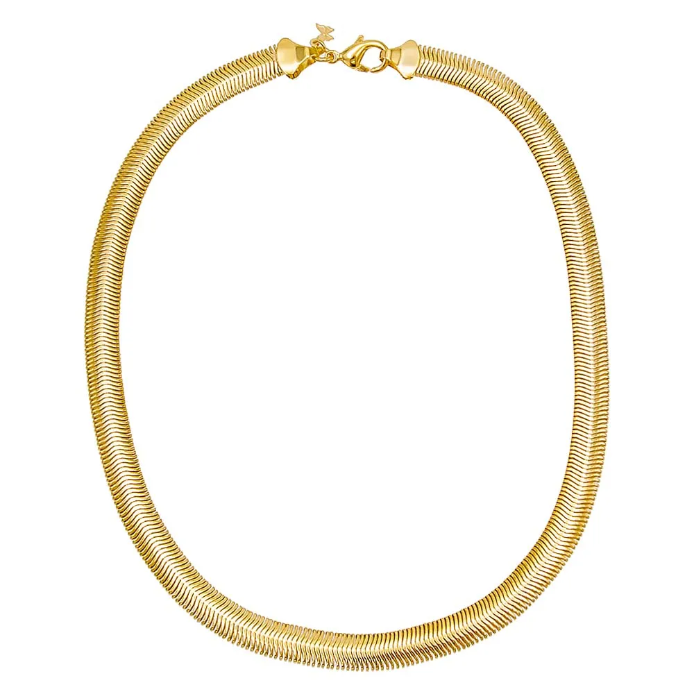 Flat Snake Chain Necklace