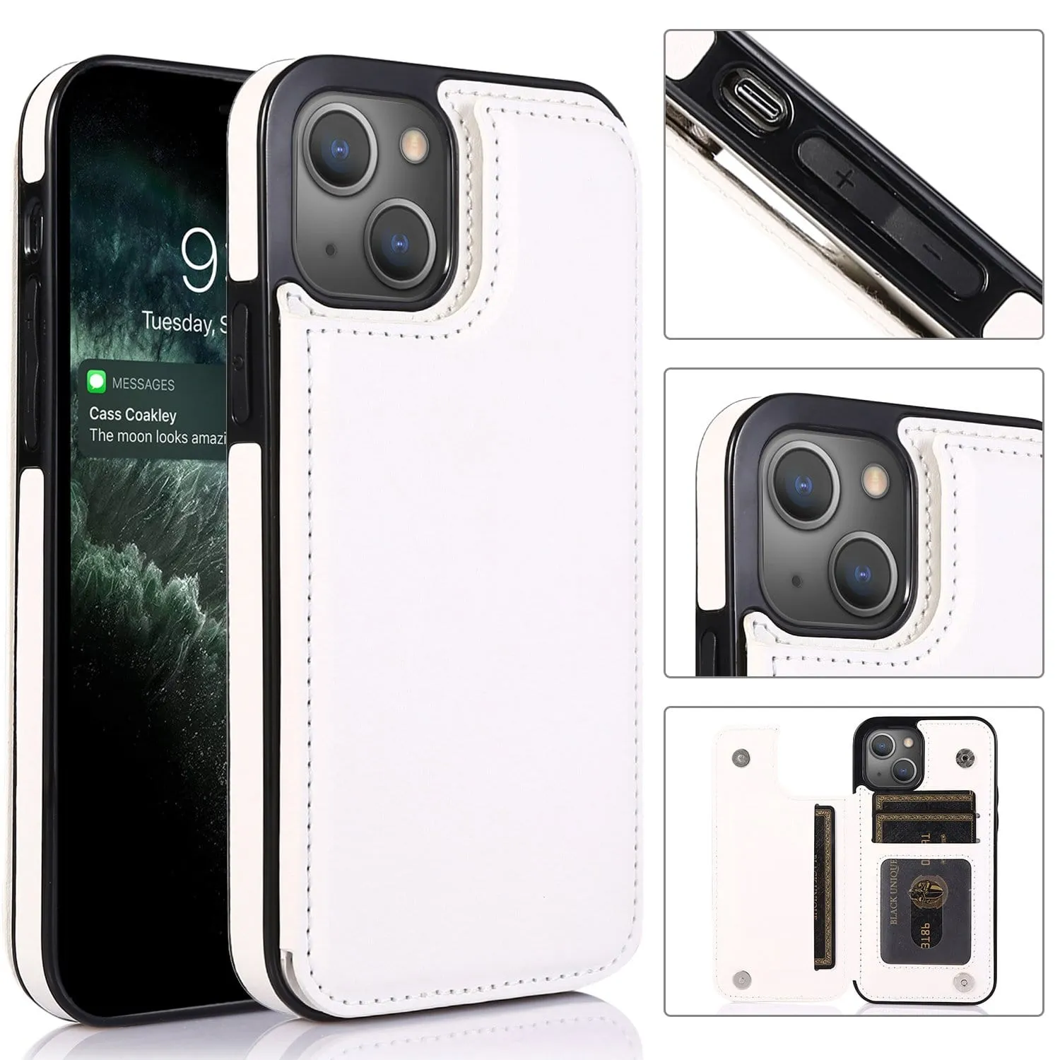 Flip Leather Phone Wallet Case