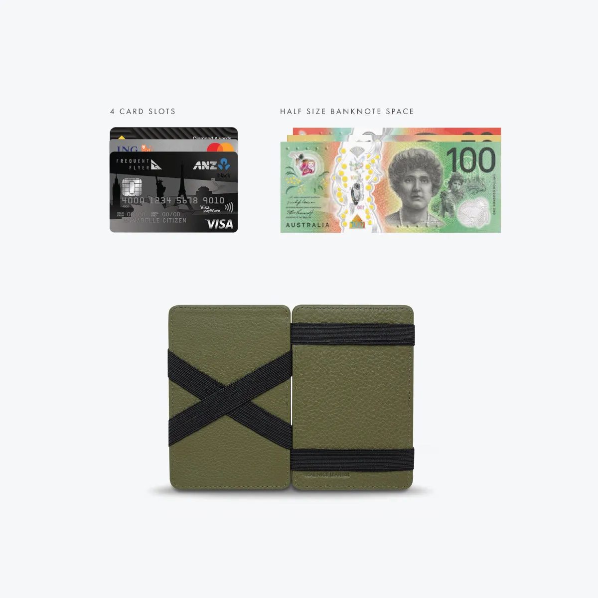 Flip Wallet - Khaki