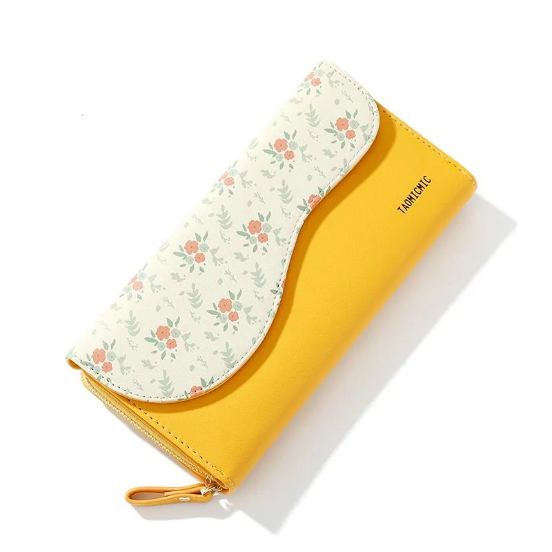 Floral Flip Wallet