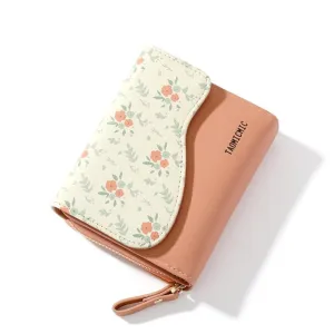 Floral Flip Wallet