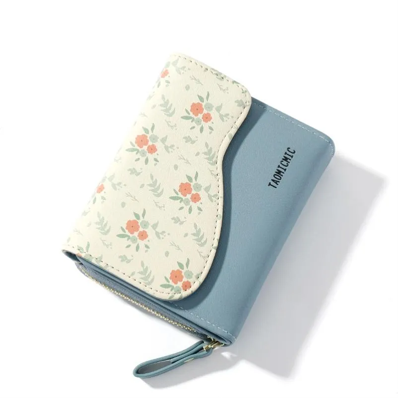Floral Flip Wallet