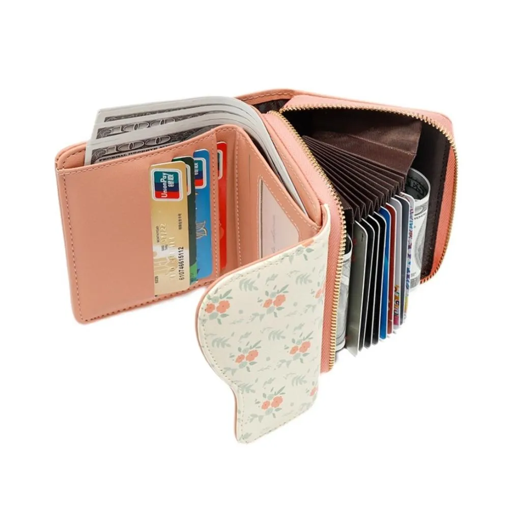 Floral Flip Wallet