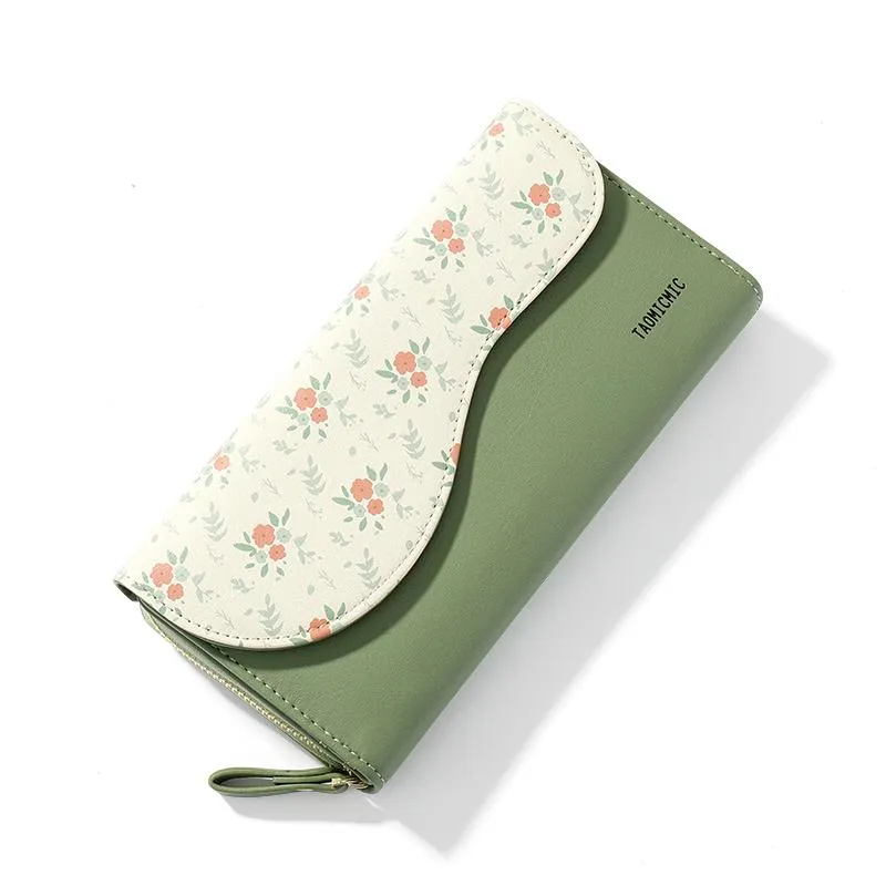 Floral Flip Wallet