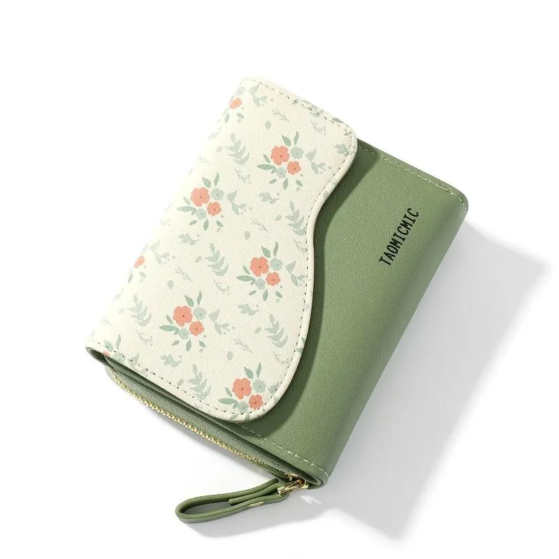 Floral Flip Wallet